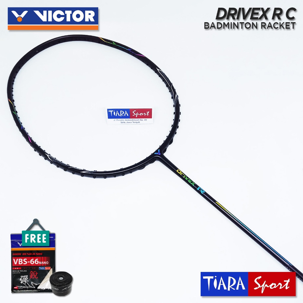 Jual Raket VICTOR DriveX R C - Black - 4U Badminton Racket DX Drive ...