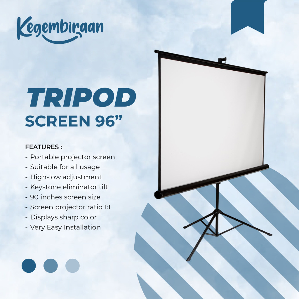 Jual Tripod Layar Proyektor 96