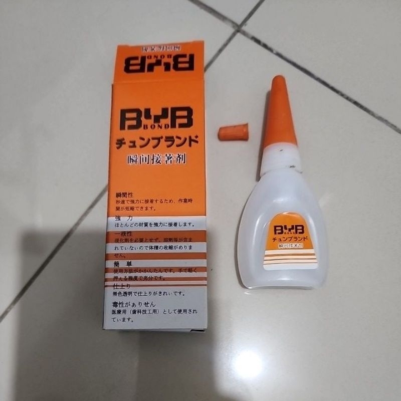 Jual Lem Super Serbaguna BYB BOND Lem Setan Super Glue Plastik,Kayu ...
