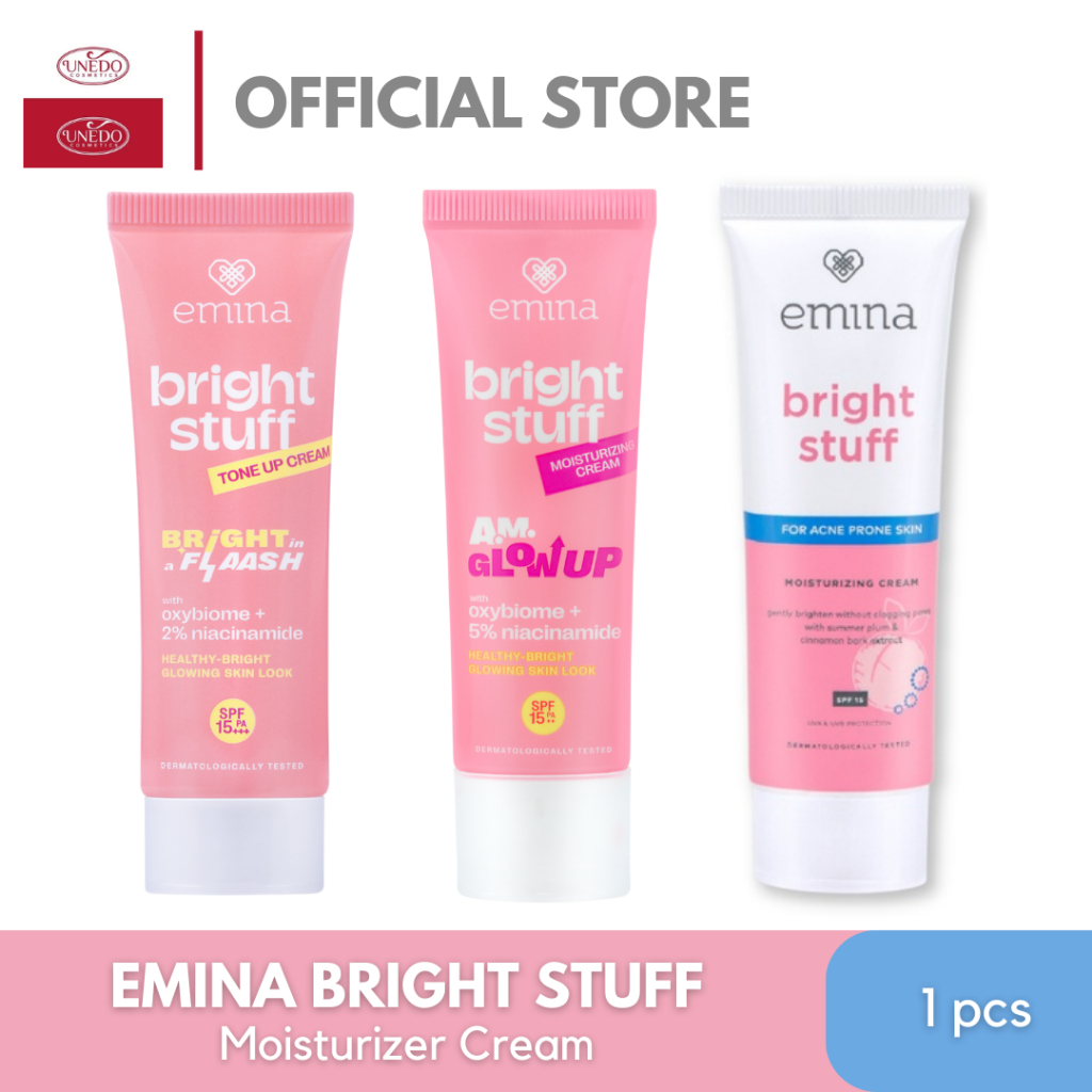 Jual Emina Bright Stuff Moisturizer Cream (Tone Up Cream, Moisturizing