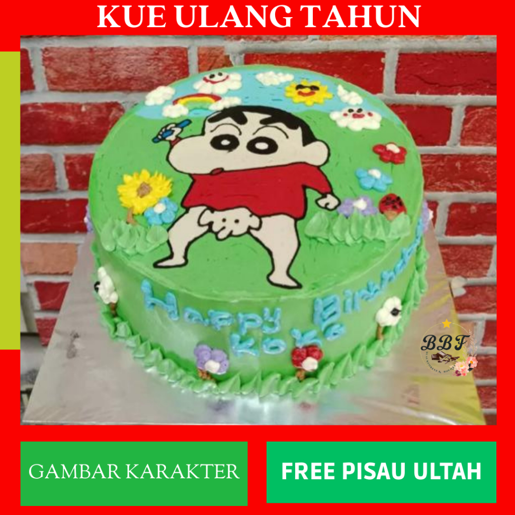 Jual Kue Ulang Tahun Karakter 18 / Kue Ultah / Korean Cake / Kue Ulang