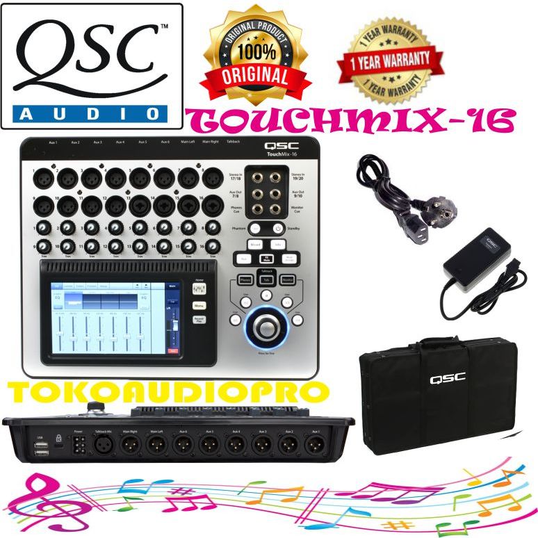 Jual QSC TouchMix 16 22channel Touchscreen Digital Mixer Shopee Indonesia