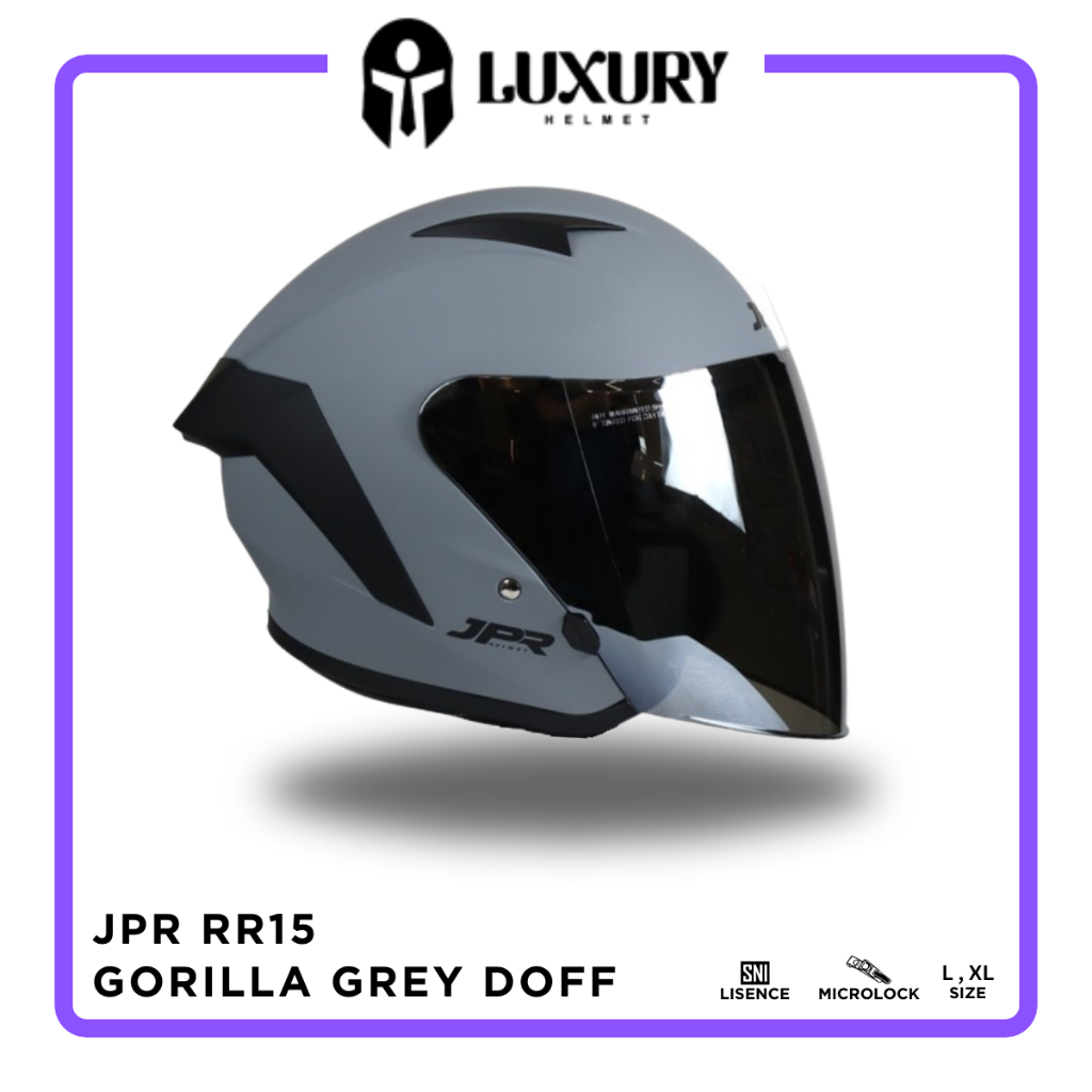 Jual Helm Half Face JPX JPR RR15 Solid Paket Ganteng | Shopee Indonesia