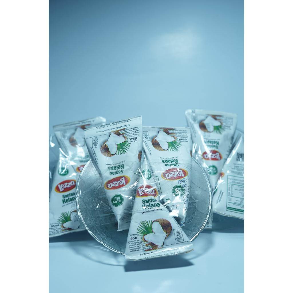 Jual Lezza Santan Kelapa 65mL isi 3 Pack (gratis mangkok) | Shopee ...