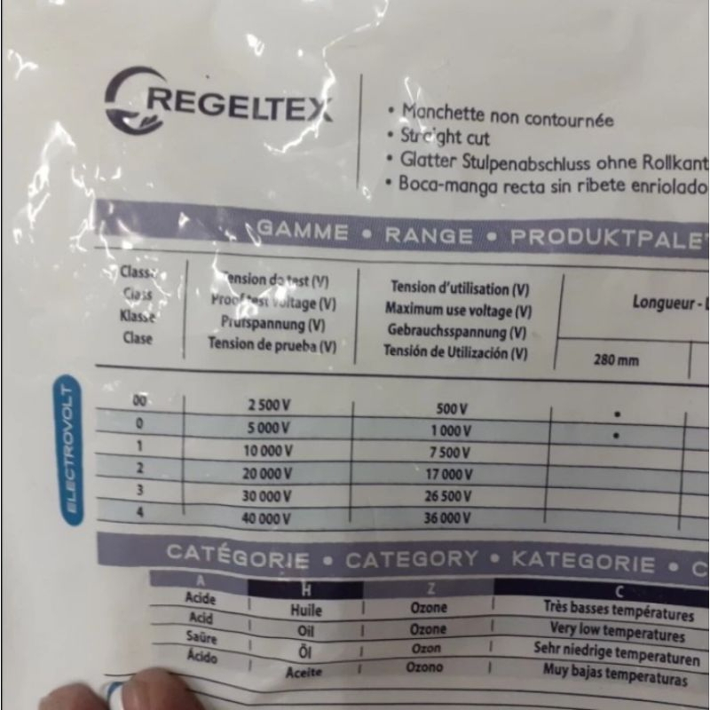 Jual SARUNG TANGAN LATEX LISTRIK 5KV REGELTEX CLASS 0 | Shopee Indonesia