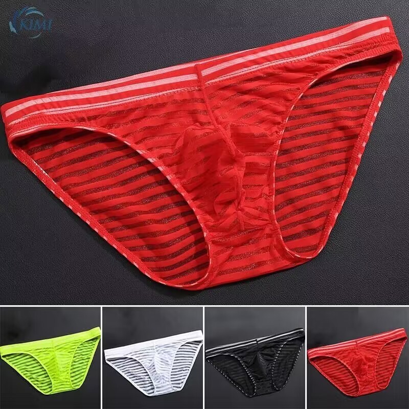 Sexy Underwear Thong Men Fun Underpants Thong Gay Transparent