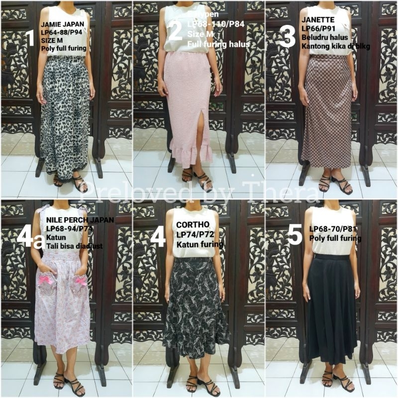 Jual 41. Bawahan Rok Wanita Casual Rok Formal Skirt Wanita Preloved ...