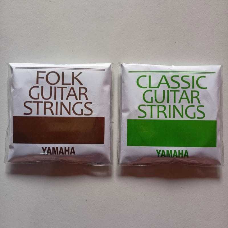 Jual SENAR GITAR YAMAHA ORIGINAL SRING DAN NYLON | Shopee Indonesia