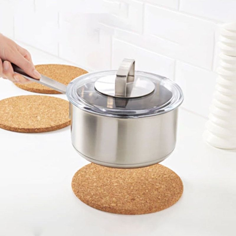 Jual Tatakan Cork Coaster Gabus Panci Wajan Teflon Hot Plate 19cm x 1cm ...