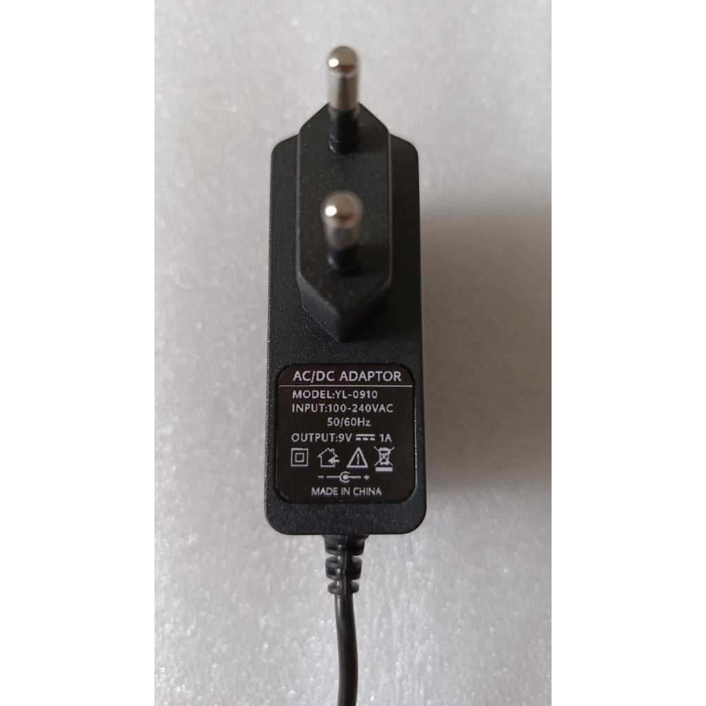 Jual AC/ DC ADAPTOR 9V 1A model YL-0910 | Shopee Indonesia