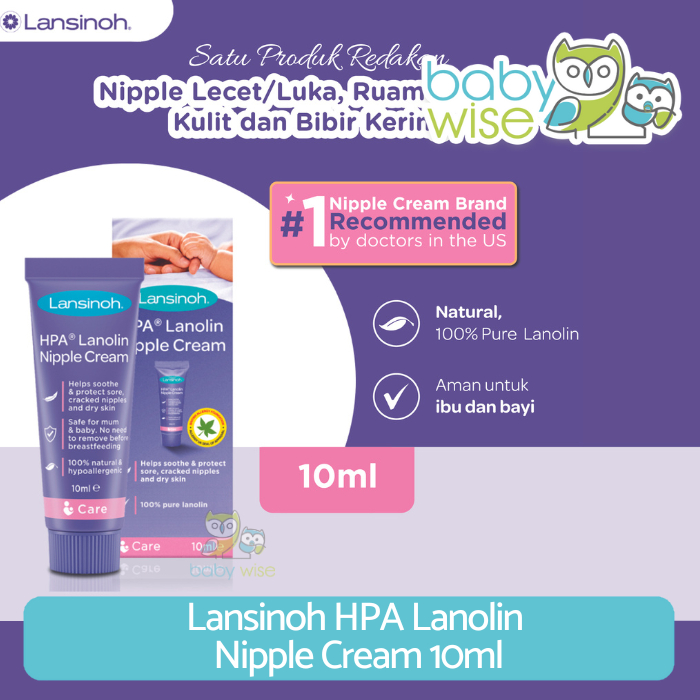 Jual Lansinoh Hpa Lanolin Nipple Cream 10ml Shopee Indonesia