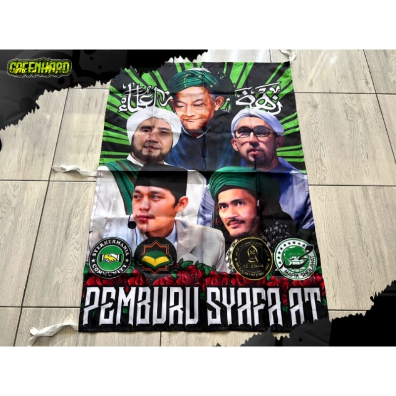 Jual BENDERA SHOLAWAT SYEKHERMANIA BERSHOLAWAT SPANDUK SHOLAWAT PARA ...