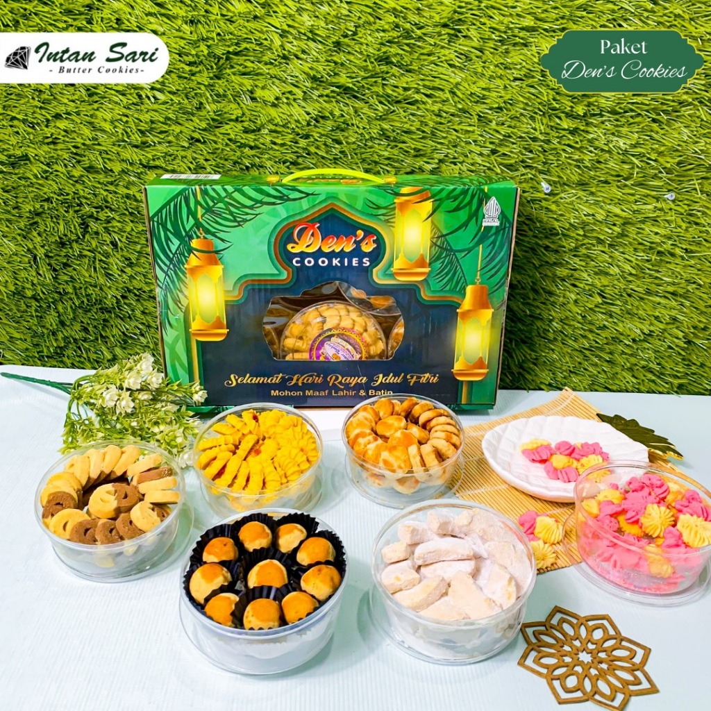 Jual Paket Kue Lebaran Paket Dens Cookies Dari Intan Sari Kue Kering