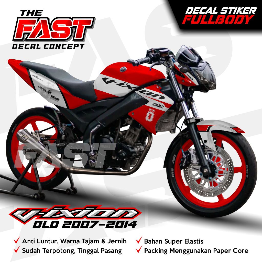 Jual Decal Vixion Old Fullbody Ohlins Racing stiker viksen lama ...