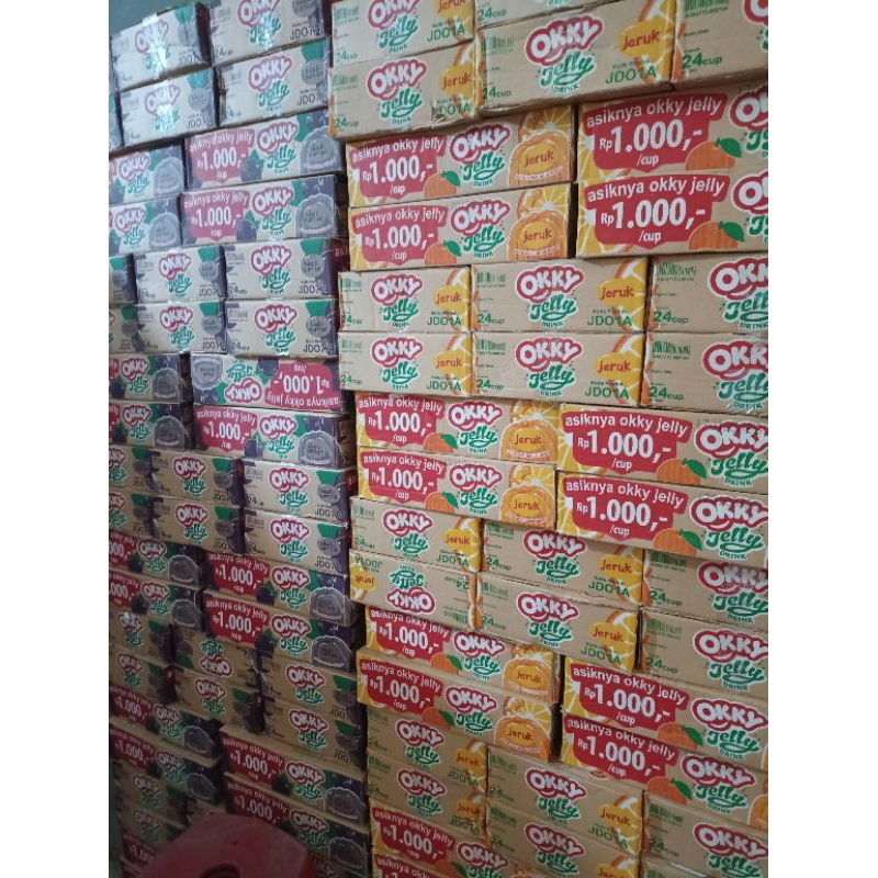 Jual Okky Jelly Drink 1 Dus Isi 24 Cup Shopee Indonesia 3224