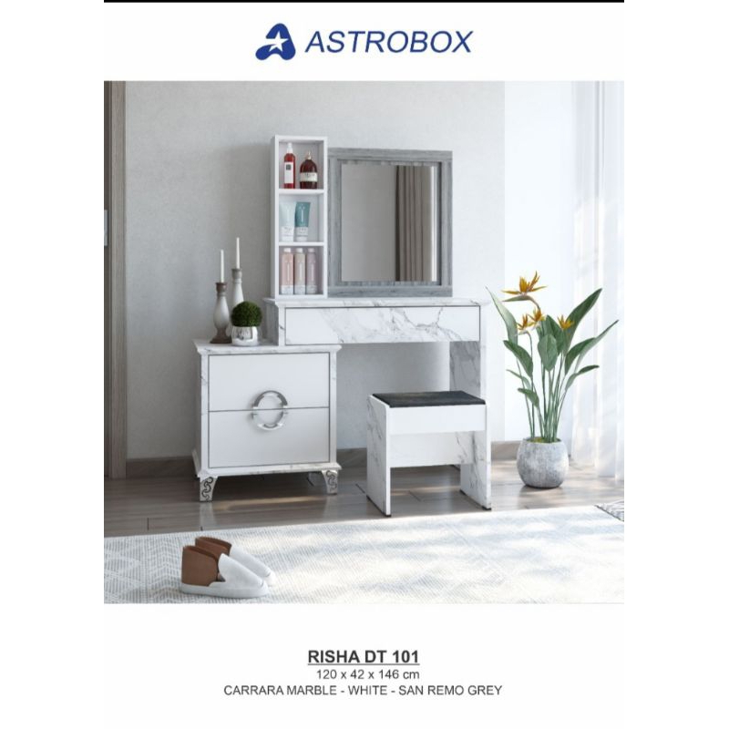 Jual Meja Rias Risha DT 101 - ASTROBOX | Shopee Indonesia