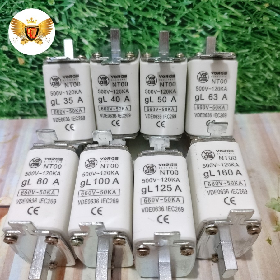 Jual NH FUSE LINK NH-00 25A 35A 40A 50A 63A 80A 100A 125A 160A NT00 nt ...