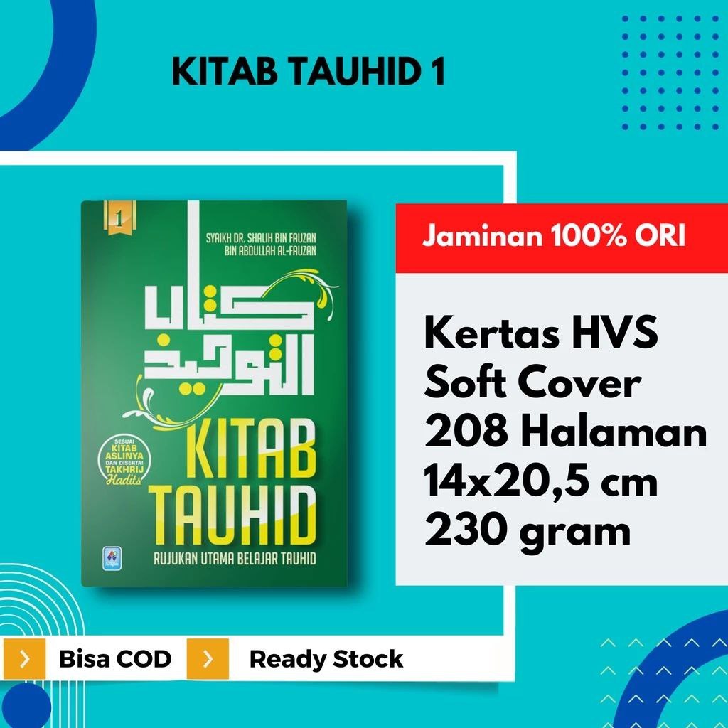 Jual Kitab Tauhid Syaikh Shalih Bin Fauzan Jilid Pustaka Arafah