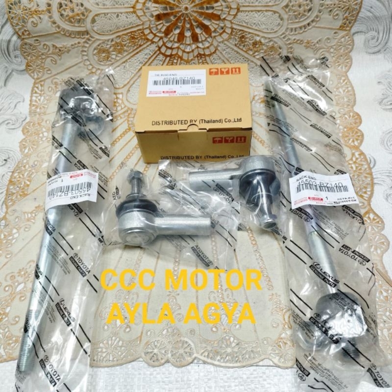 Jual TIE ROD END 1 SET RACK END 2 PCS TOYOTA AGYA AYLA 1 SET PAKET ...