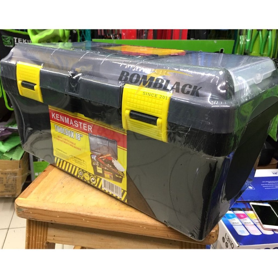 Jual IOt Tool Box Besar 18 KENMASTER Toolbox Kotak Peralatan Perkakas ...