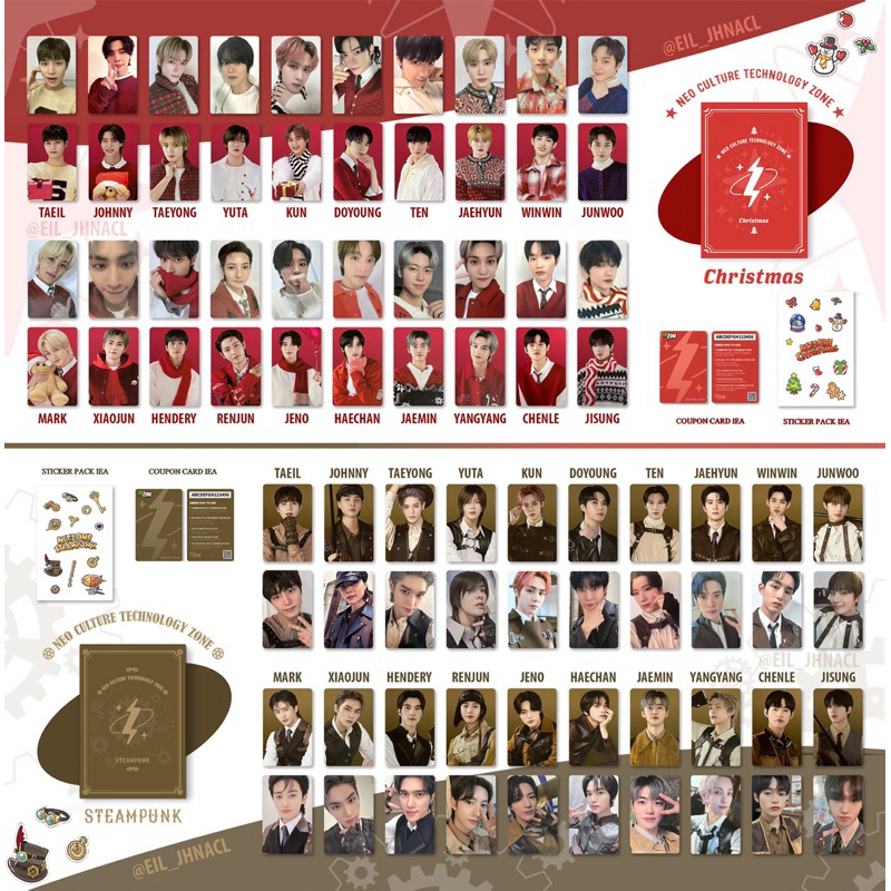 Jual PHOTOCARD OFFICIAL STEAMPUNK CHRISTMAS VER NCT ZONE COUPON