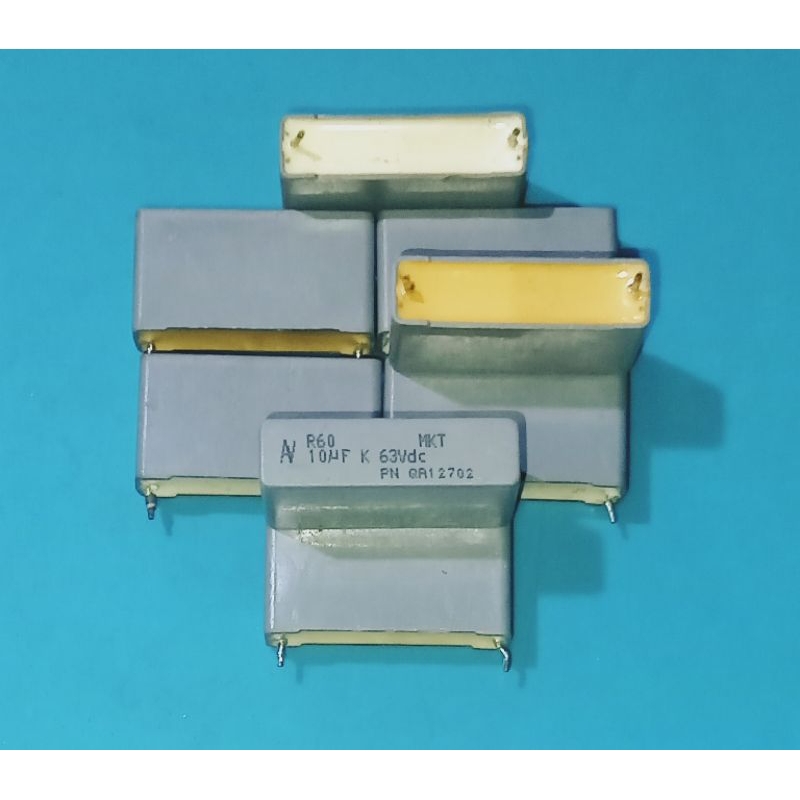 Jual KAPASITOR R 60 MKT 10UF K 63Vdc BEKAS | Shopee Indonesia