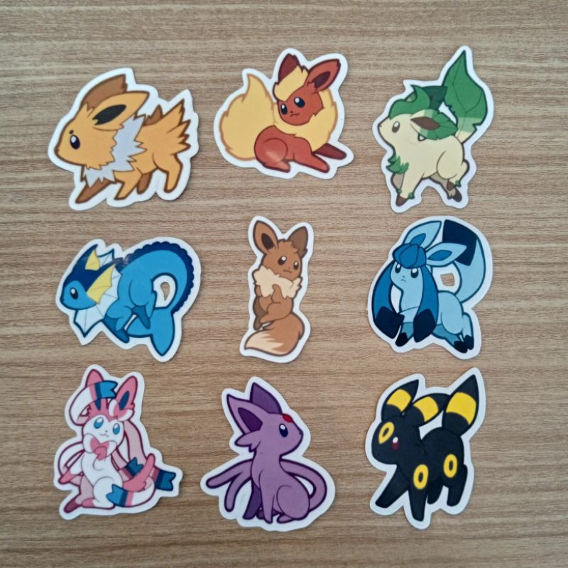 Jual Eeveelution - Pokemon Sticker | Shopee Indonesia