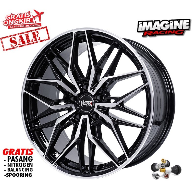 Jual VELG RACING HSR NAIN R19 5X114,3 VELLFIER MAZDA CX5 SANTAFE CRV ...