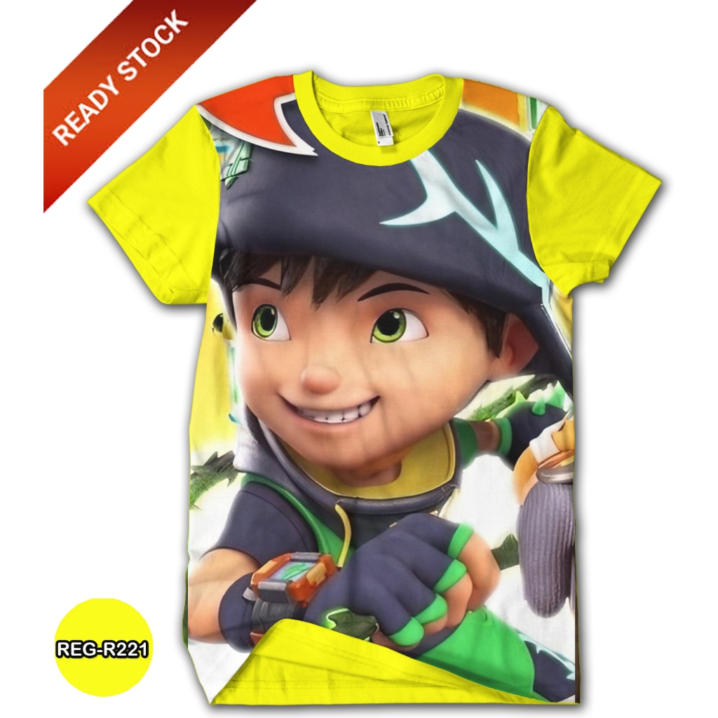 Jual Kaos Boboiboy SORI Idola Baru Baju Boboiboy Anak Kuasa 7 Terlaris ...