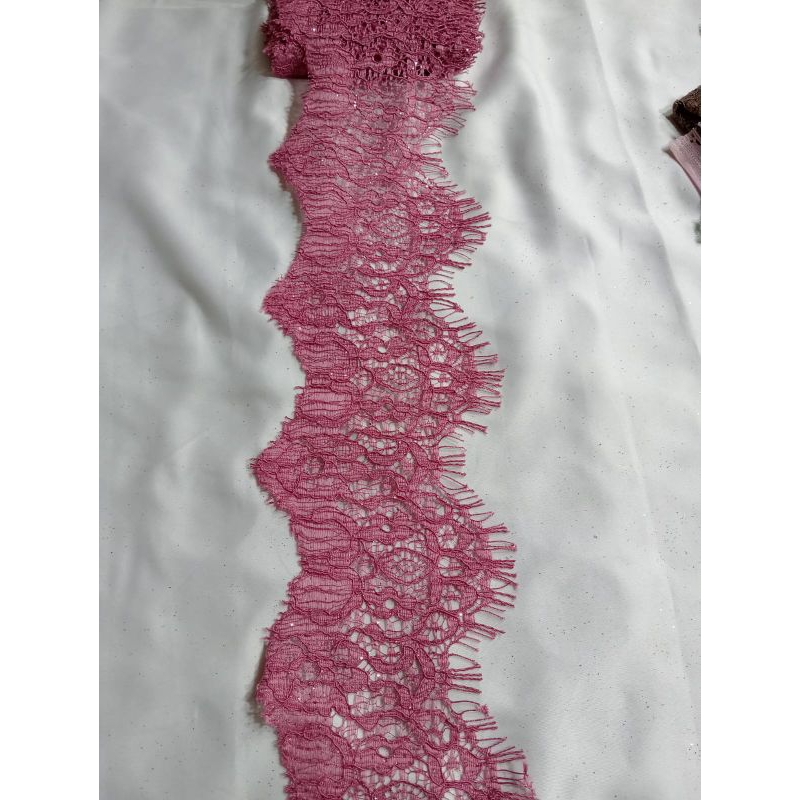 Jual RENDA KUMIS/RENDA BRUKAT PINGGIRAN/RENDA PARIS PER PANEL(1,50CM ...