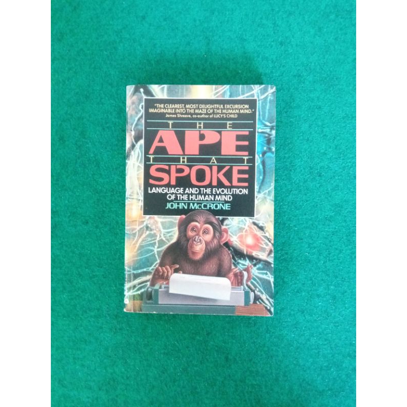 Jual The Ape That Spoke: Language and the Evolution of the Human Mind ...