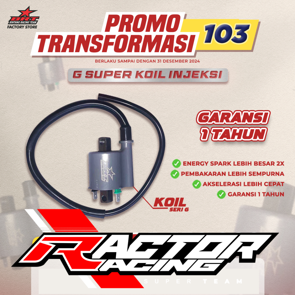 Jual G Super Koil Gc Super Koil Original Brt Motor Injeksi Karburator Universal Gratis Busi