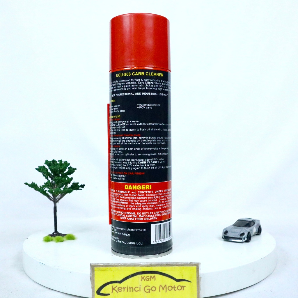 Jual UCU Carb Cleaner 500ml No 808 Cairan Pembersih Carbu Injector ...