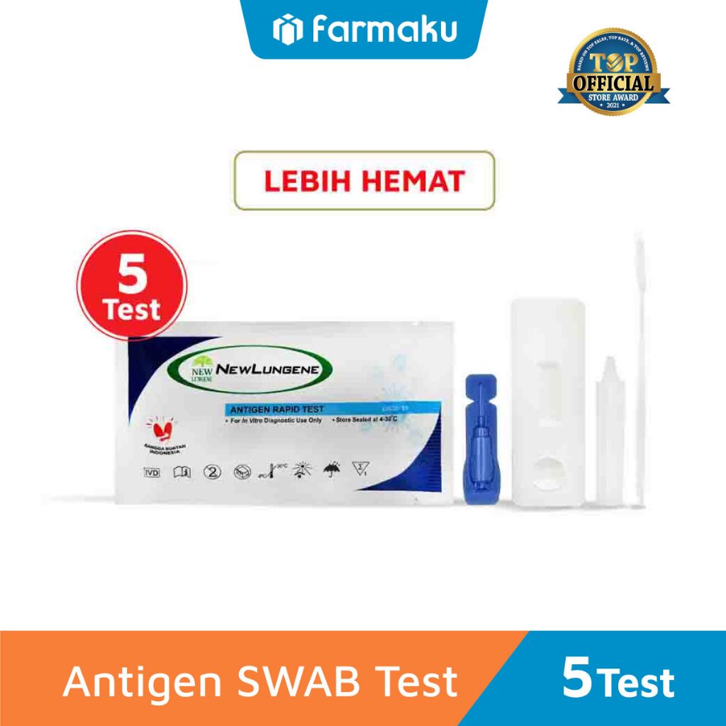 Jual Alat Tes Swab Antigen Clungene Lungene Terbaru Original Isi 5 ...