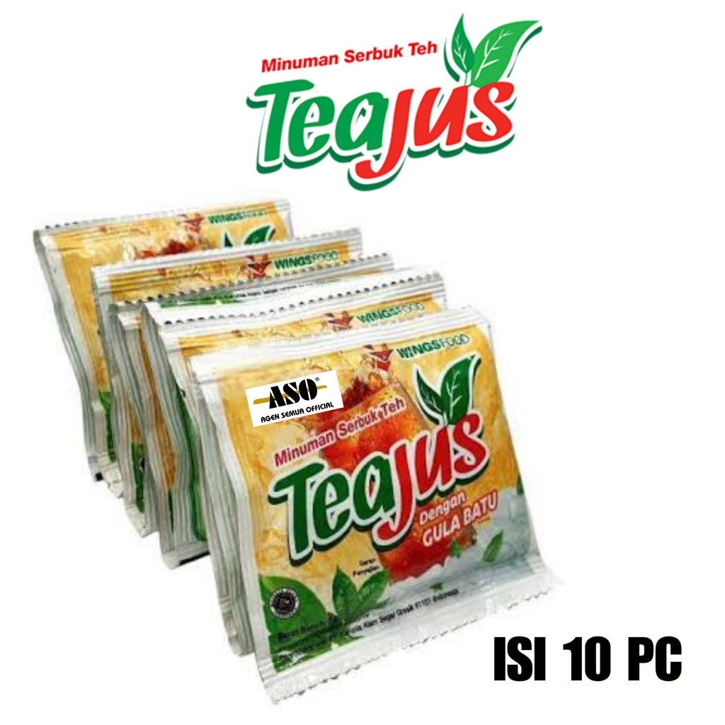 Jual TEA JUS GULA BATU 7gr TEH tea JUS Teajus teh manis RENCENG ( ISI ...