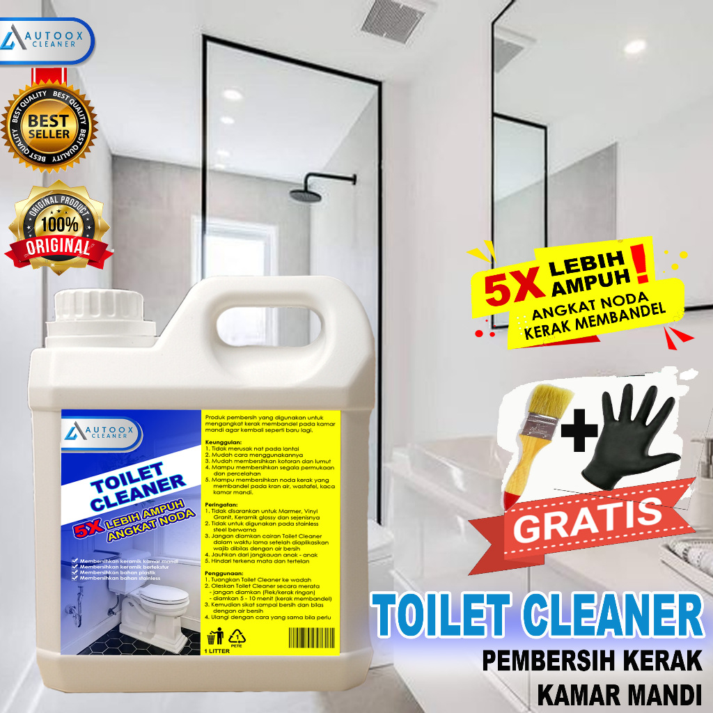 Jual AUTOOX CLEANER PEMBERSIH KERAK UNTUK LANTAI KAMAR MANDI KERAMIK ...