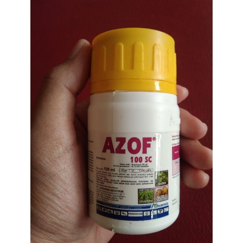 Jual Fungisida / AZOF 100 SC 100 ML / Pengendalian Penyakit Busuk Daun ...