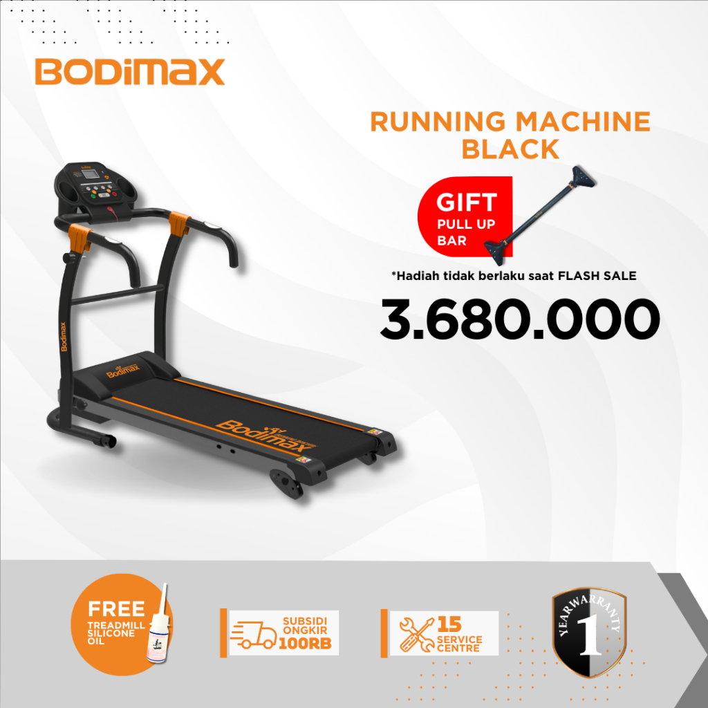 Jual BODIMAX NEW RUNNING MACHINE Treadmill Elektrik Original