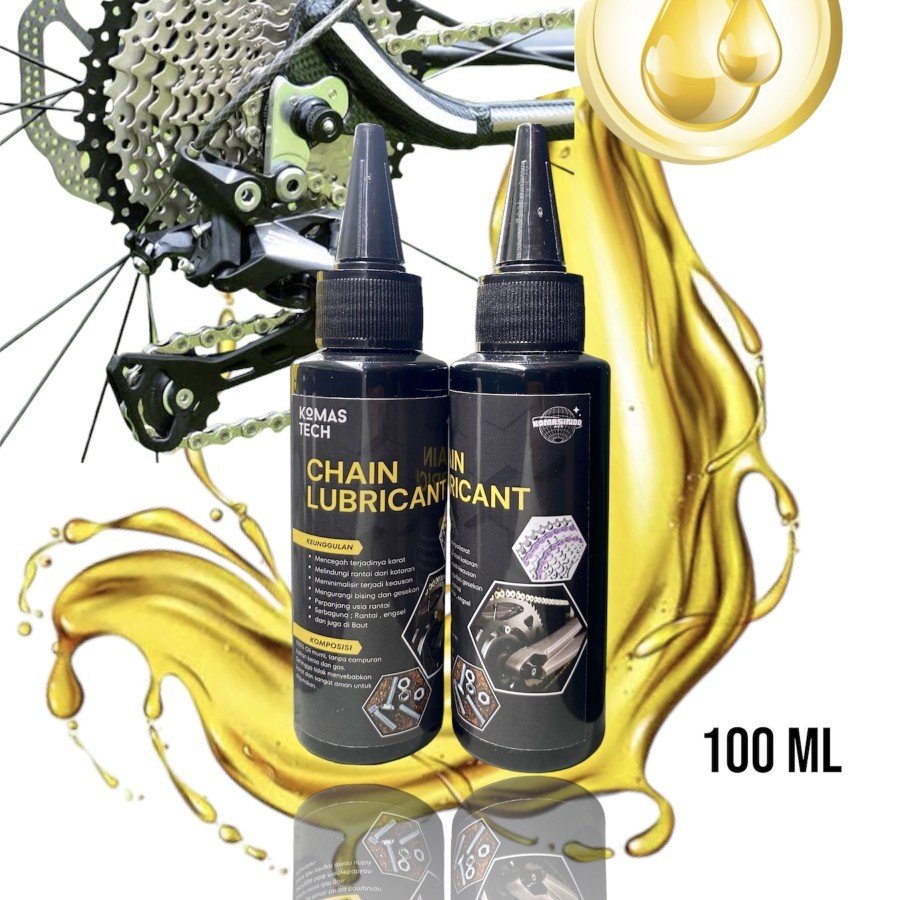Jual oli rantai sepeda dan motor isi 100ml pelumas rantai gemuk gear ...