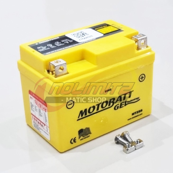 Aki Motobatt MTZ5S Beat Scoopy Vario Genio Mio Fino Gear Vixion R15