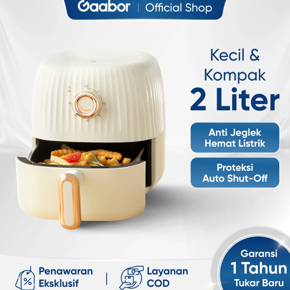 Jual ART G33K Gaabor MINI Air Fryer Kecil Low Watt Mesin Penggorengan ...