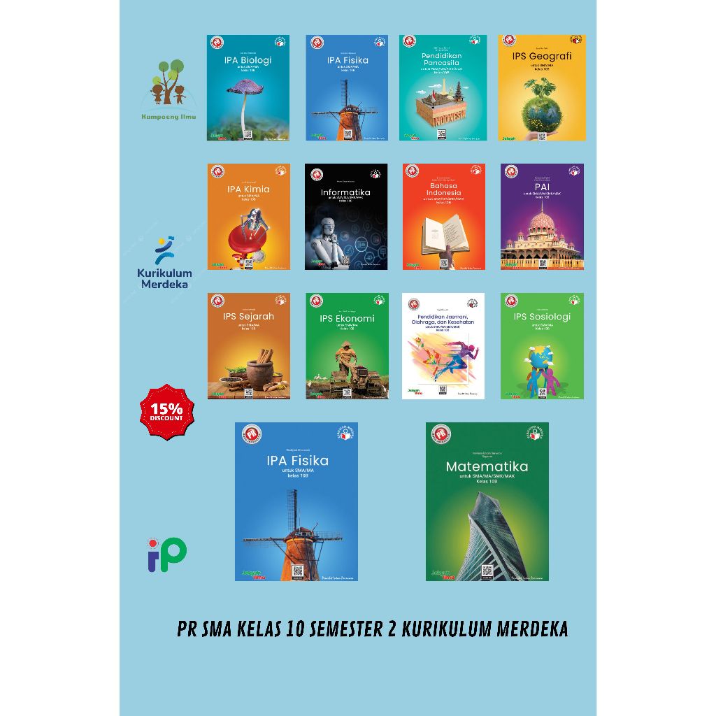 Jual Buku Pr Interaktif Sma Kelas 10 Semester 2 Kurikulum Merdeka Tahun 2024 Penerbit Intan