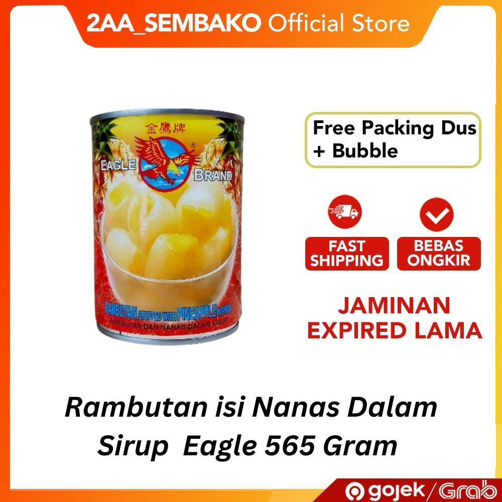 Jual Rambutan isi Nanas Dalam Sirup Eagle 565 Gram 1 Kaleng | Shopee ...