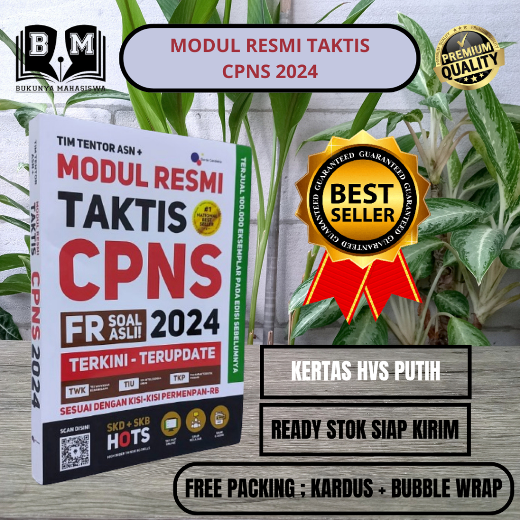 Jual Buku Modul Resmi Taktis Cpns 2024 Fr Soal Asli Terkini - Terupdate ...