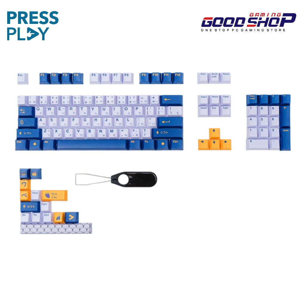 Jual PPBT UBE PBT Dye Sub Keycaps by Press Play | Shopee Indonesia