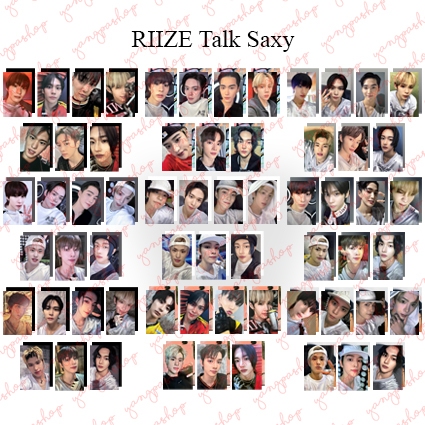 Jual [PO / SET] RIIZE TALK SAXY RIZE PHOTOCARD FAN MADE UNOFFICIAL