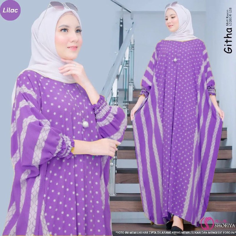 Jual Anggi Home Kaftan Rayon Super Jumbo XXXL Busui Resleting