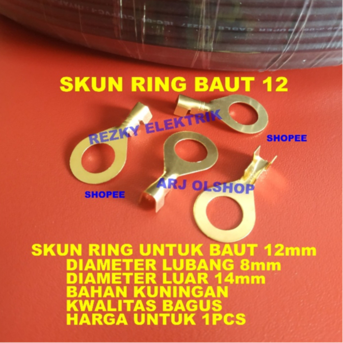 Jual SKUN AKI BESAR M8/ SKUN BULAT BESAR M8/SKUN RING BAUT 8MM/ SKUN ...