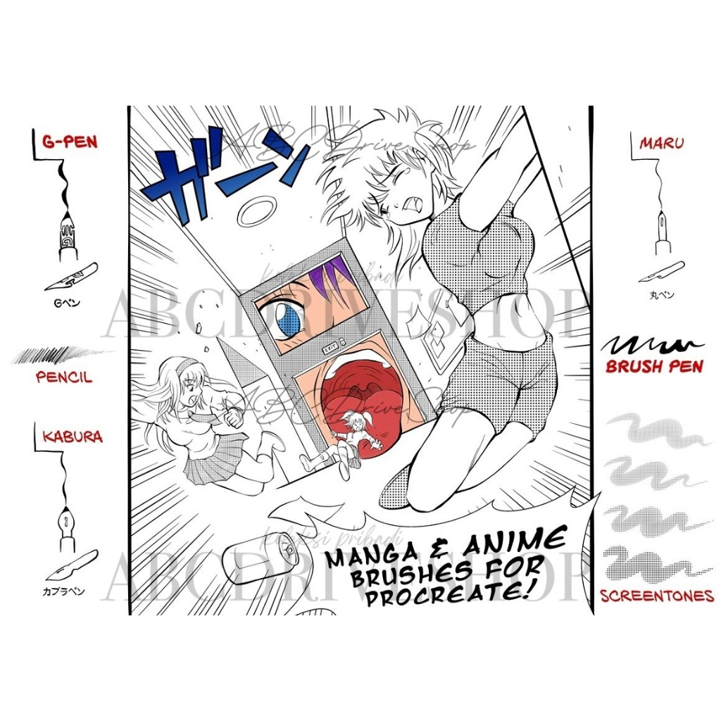 Jual Procreate Brush - Manga Ink & Asian Paint | Shopee Indonesia