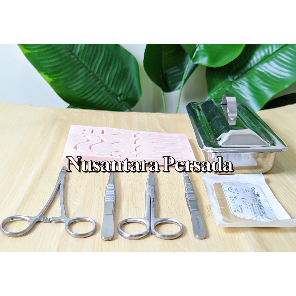 Jual Heacting Set Marwa Alat Bedah Jahit Luka Bidan Dokter Suture Pad